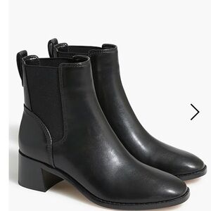 J. Crew Black Chelsea l Booties